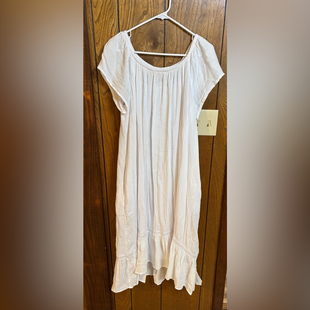 Ruby Rd. Ivory Textured Dress